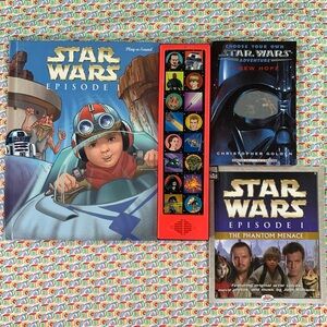 Star Wars 3 Book Collection for young readers.
